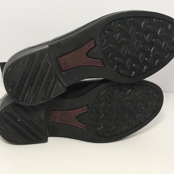 Vintage 1990s ARIAT Black Rain Boots - Picture 6 of 8